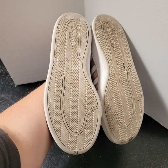 Adidas Cloudfoam Advantage Rose Gold Stripe Sneakers - Picture 7 of 8